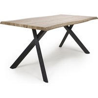 Natore Wooden Rectangular Dining Table In Antique Pine