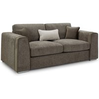 Newnan Fabric 3 Seater Sofa In Mocha