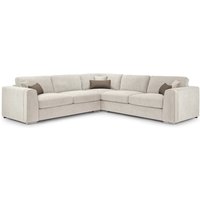 Newnan Fabric Corner Sofa In Beige