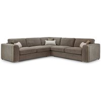 Newnan Fabric Corner Sofa In Mocha