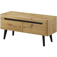 Newry Wooden TV Stand With 2 Drawers In Artisan Oak