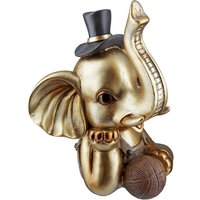 Ocala Polyresin Elephant Maroni I Sculpture In Gold