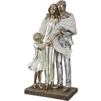 Ocala Polyresin Family Happiness Sculpture I In Gold