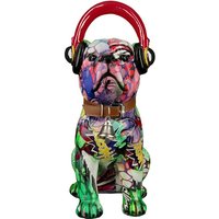 Ocala Polyresin Mops Street Art Sculpture In Multicolour