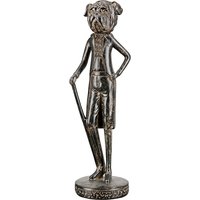 Ogden Polyresin Dog Gentleman Sculpture In Brown