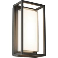 Ohio Outdoor LED Rectangle Dark Grey Opal White Ohio Outdoor LED Rectangle Dark Grey Opal White