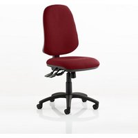 Olson Home Office Chair In Chilli With Castors