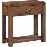 Ontario Wooden Console Table With 1 Drawer In Dark Oak
