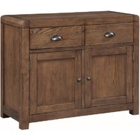Ontario Wooden Sideboard With 2 Doors 2 Drawers In Dark Oak