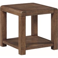Ontario Wooden Square End Table In Dark Oak