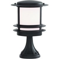 Stroud IP44 Outdoor Post Lamp In Black Stroud IP44 Outdoor Post Lamp In Black