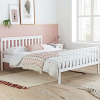 Oxfords Wooden Double Bed In White