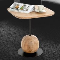 Ozark Wooden Square End Table In Oak Black
