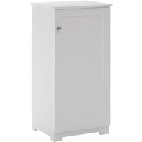 Partland Wooden Bathroom Cabinet With 1 Door In White