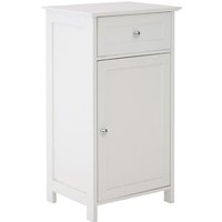 Partland Wooden Floor Standing Bathroom Storage Cabinet In White