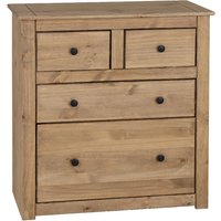 Pavia Wooden Chest Of Drawers In Natural Wax