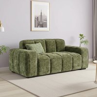 Pelaro Fabric 2 Seater Sofa in Olive Green