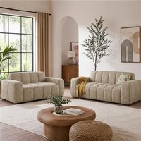Pelaro Fabric 3+2 Seater Sofa in Beige