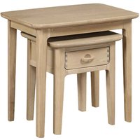 Petaluma Wooden Nest Of 2 Tables - Oak