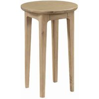 Petaluma Wooden Round Side Table - Oak