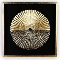 Plato Painting Glass Wall Art In Gold Wooden Frame