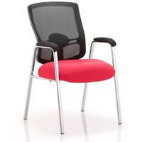 Portland Straight Leg Visitor Chair With Bergamot Cherry Seat