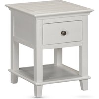 Prague Wooden End Table - Truffle