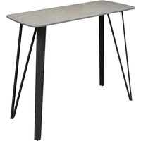 Raleigh Sintered Stone Ceramic Console Table In Gloss Grey