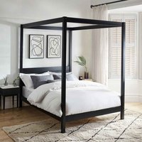 Ramsbury Wooden King Size Bed in Black
