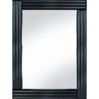 Black Panel 60x80 Rectangle Mirror