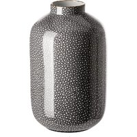 Redford Small Porcelain Vase In Grey And White
