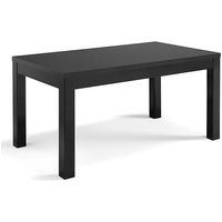 Regal Large Wooden Dining Table In Black High Gloss
