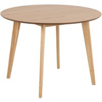 Reims Small Wooden Round Dining Table In Oak
