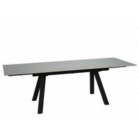 Reston Small Sintered Stone Extending Dining Table In Grey