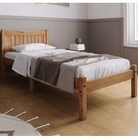 Ria Wooden Single Bed In Natural Oak
