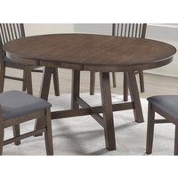 Rochelle Wooden Extending Dining Table - Dark Oak