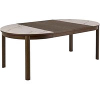 Salida Ceramic Top Extending Dining Table - Smoked Oak