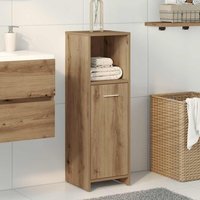 Sayreville Wooden Bathroom Cabinet With 1 Door - Artisan Oak
