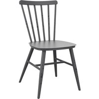 Selden Outdoor Aluminium Side Chairs In Retro Dark Grey