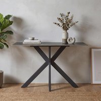 Sendai Ceramic Console Table in Grey