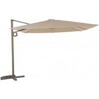 Seras Outdoor Square 3.0M Cantilever Parasol In Mottled Sand