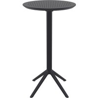 Shipley 60cm Polypropylene Bar Table In Black