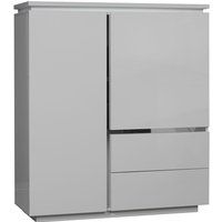 Elisa Sideboard In High Gloss White With 2 Doors And Lighting Elisa Sideboard In High Gloss White With 2 Doors And Lighting