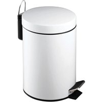 Sierra Metal 3 Litre Pedal Bin In White