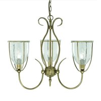 Silhouette 3 Light Ceiling Fitting In Antique Brass Silhouette 3 Light Ceiling Fitting In Antique Brass