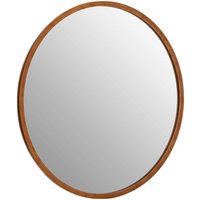 Siskin Round Wall Bedroom Mirror In Antique Gold Frame