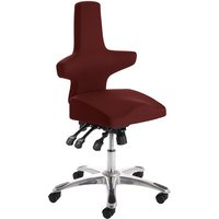 Stacy Home Office Chair In Chilli With Chrome Base Stacy Home Office Chair In Chilli With Chrome Base