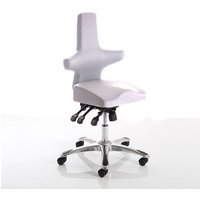 Stacy Home Office Chair In Ivory With Chrome Base Stacy Home Office Chair In Ivory With Chrome Base