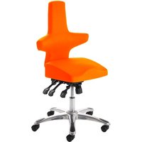 Stacy Home Office Chair In Pimento With Chrome Base Stacy Home Office Chair In Pimento With Chrome Base