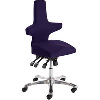 Stacy Home Office Chair In Purple With Chrome Base Stacy Home Office Chair In Purple With Chrome Base